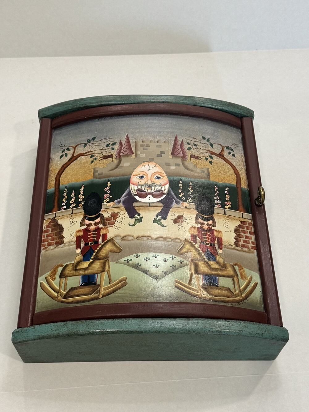 Humpty Dumpty Folk Art Cabinet